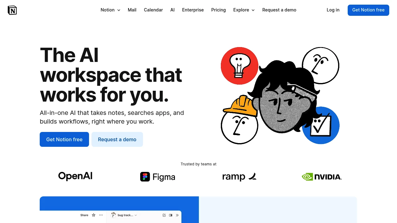 Notion AI: The AI workspace that works for you. | flowtools AI Productivity